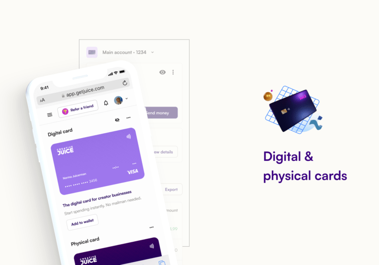 Creating a compelling UI that runs through the different features